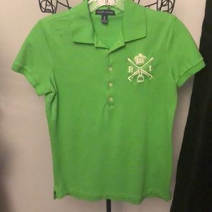 Green Ralph Lauren Polo Button Down